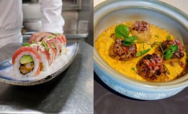 Red Ginger Nikkei dishes