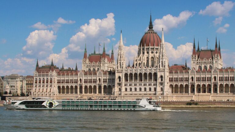 Tauck ship in Budapest