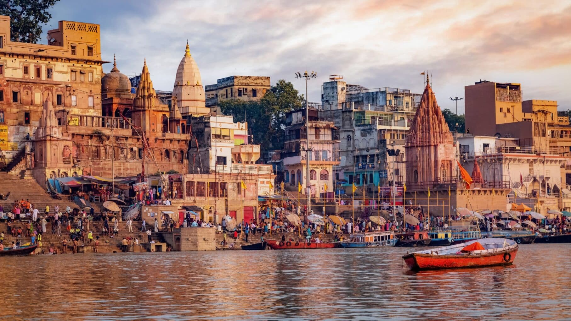 Varanasi in India, Ganges