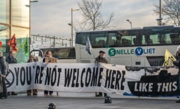 tourist protests