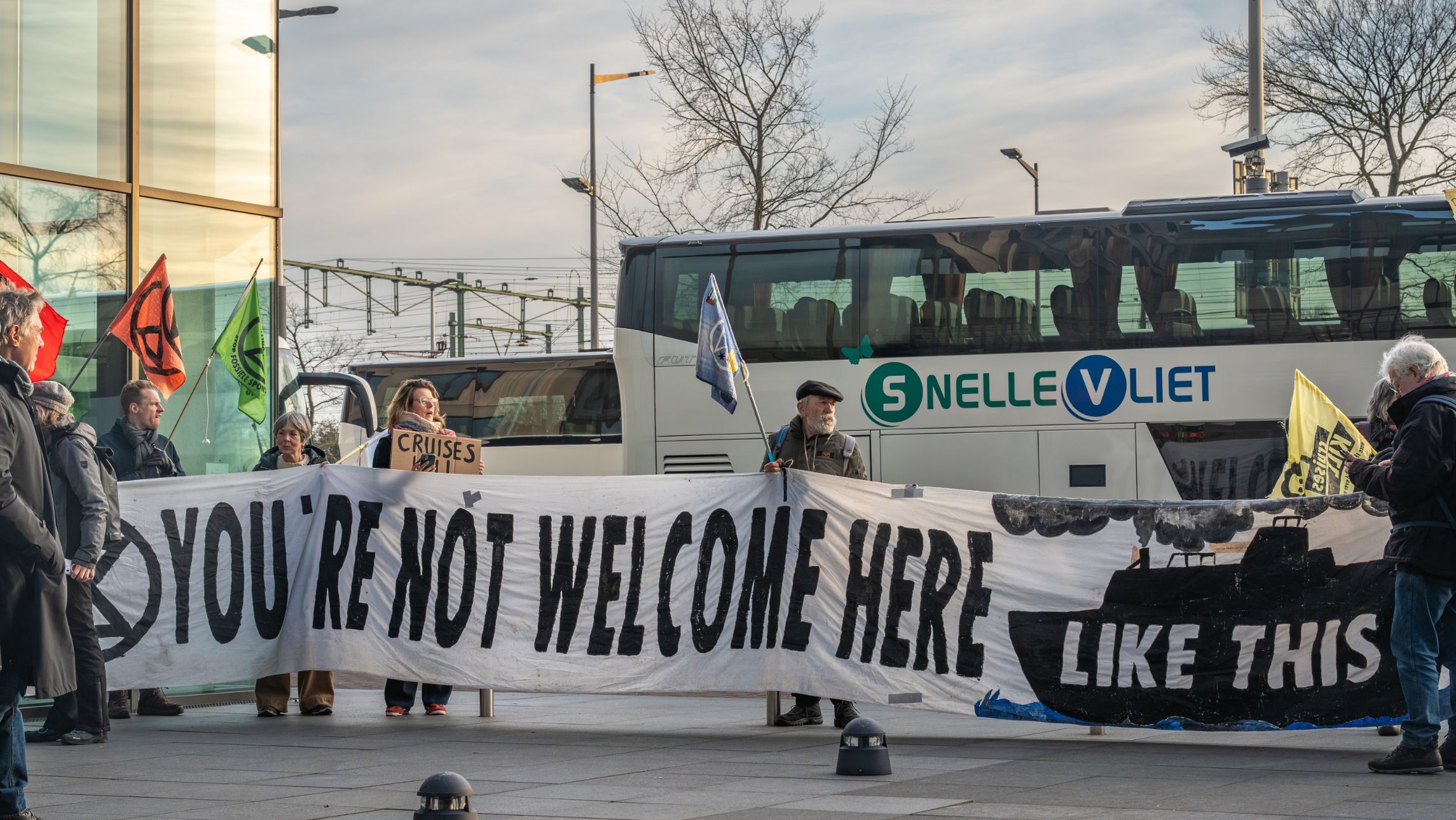 tourist protests