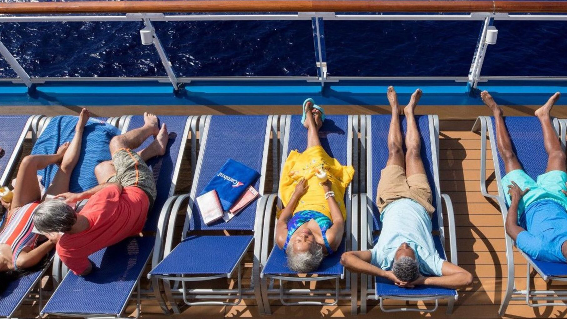 people on cruise ship deck