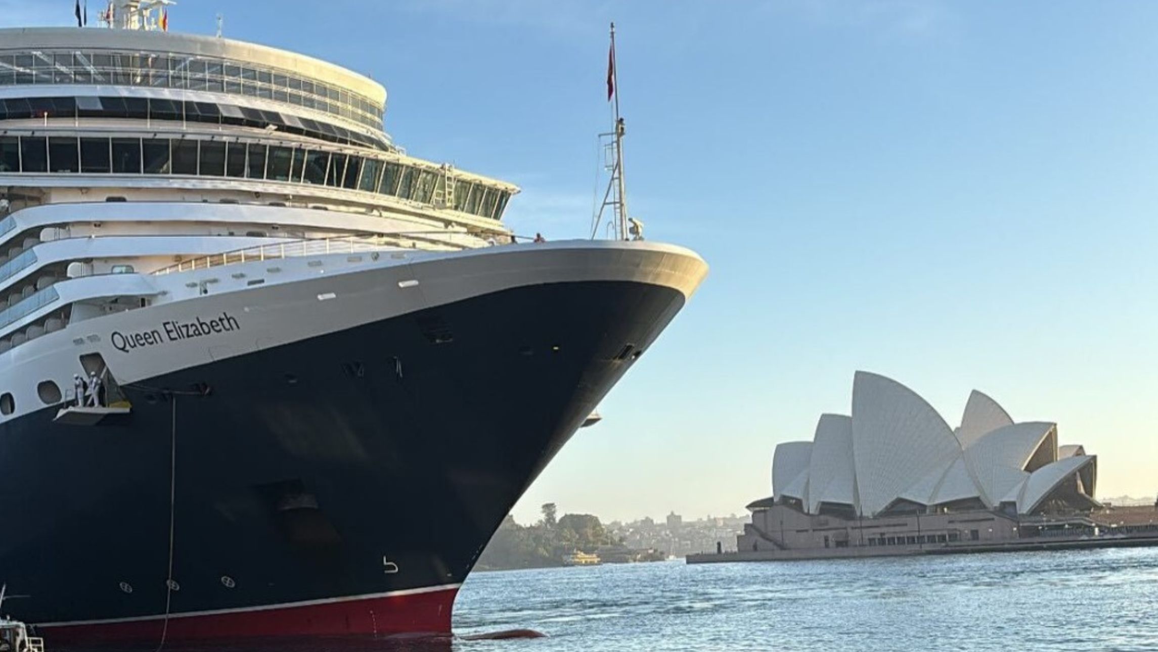 cunard ship in sydney