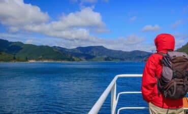 ship balcony milford sound