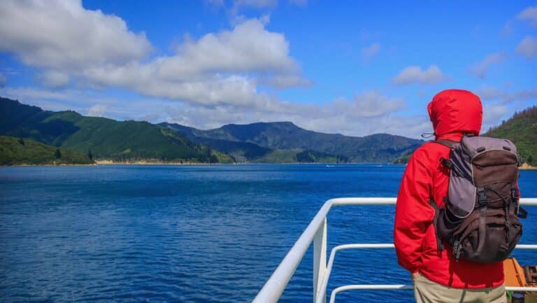 ship balcony milford sound