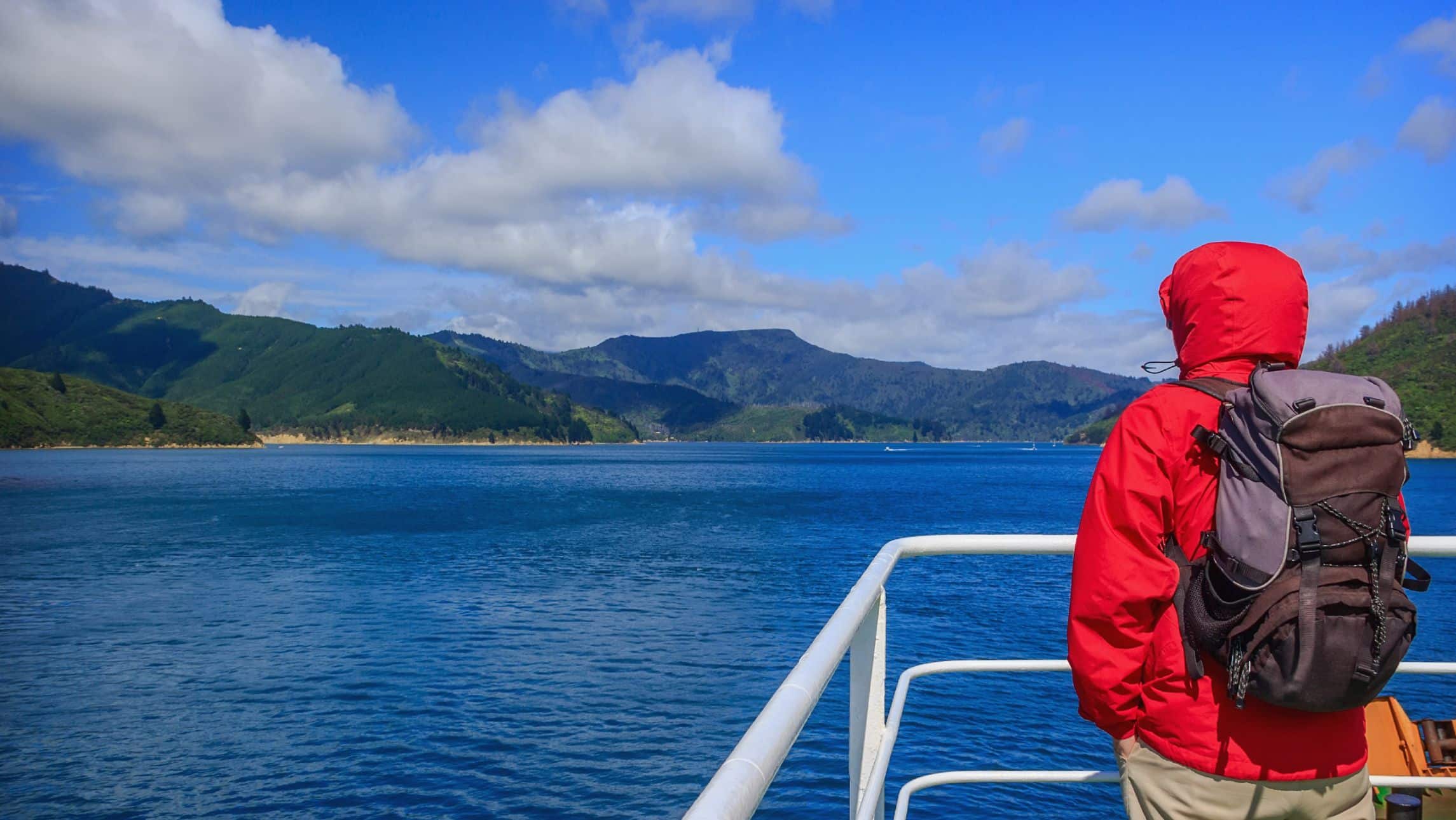 ship balcony milford sound