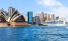 princes sship in sydney harbour.