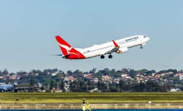 Qantas plane.