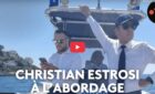 a youtube video screenshot of Christian Estrosi A L'abordage Mayor of Nice takes on Royal Caribbean ship