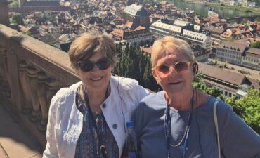 Jo Burton and Janice Hamilton on their Uniworld Castles on the Rhine itinerary