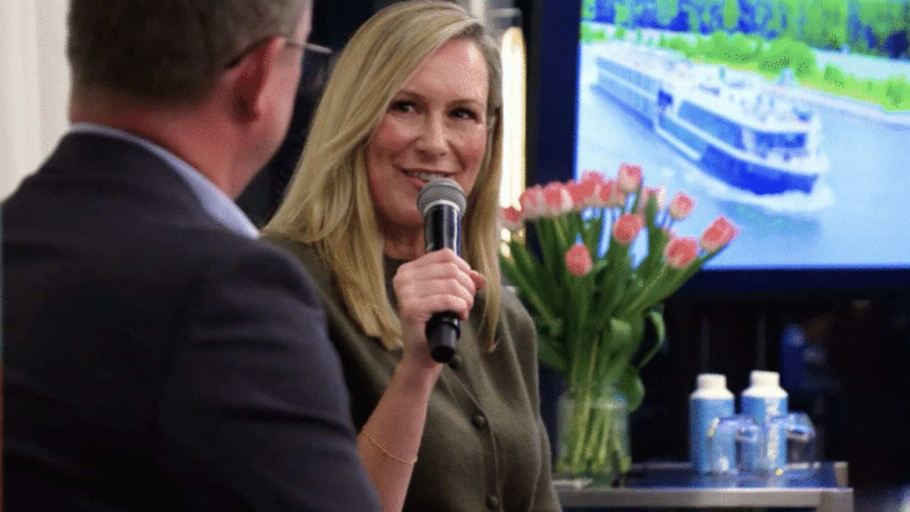 Melissa Doyle at the River Cruise Collective event