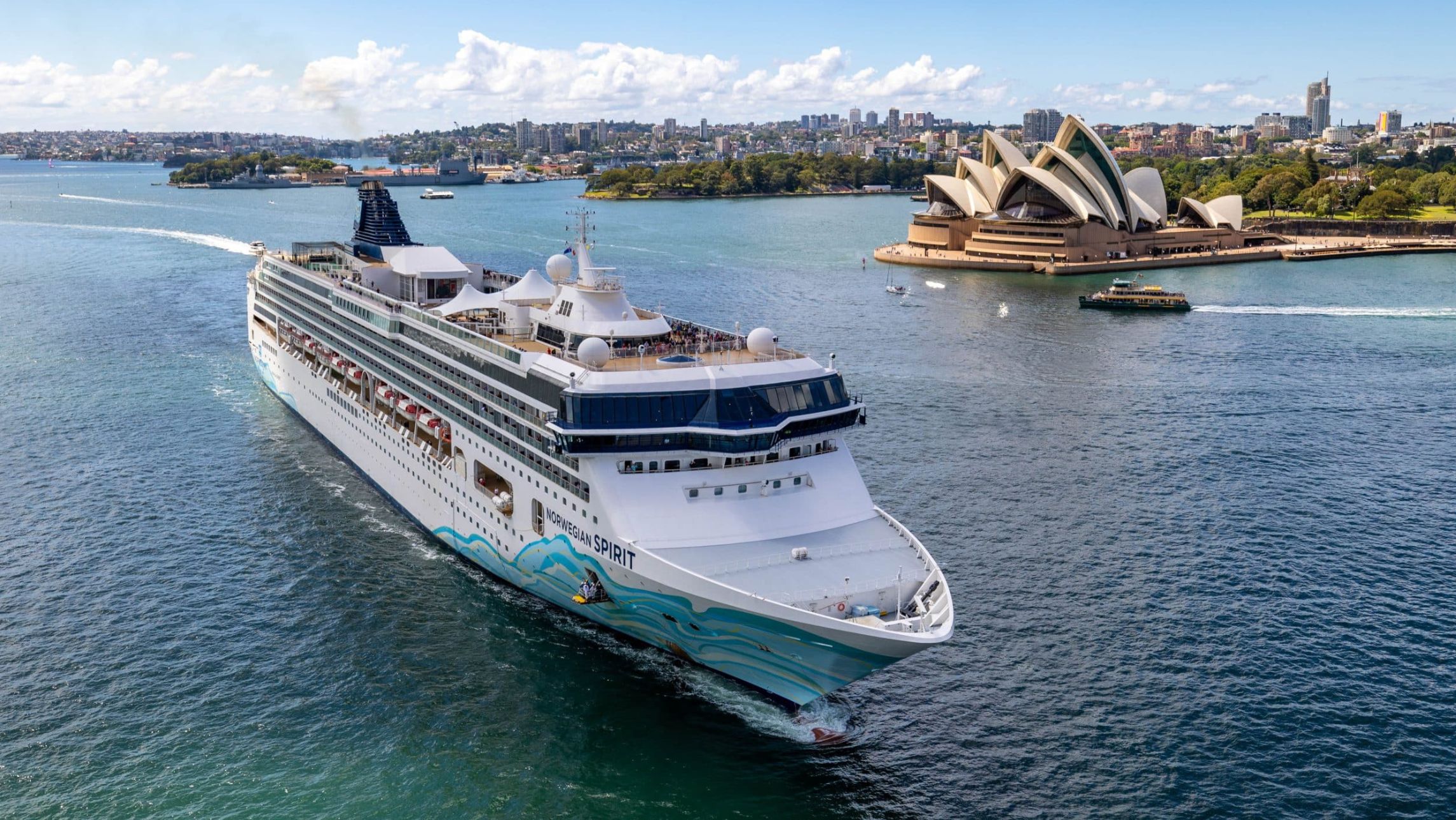 Norwegian Spirit in Sydney Harbour