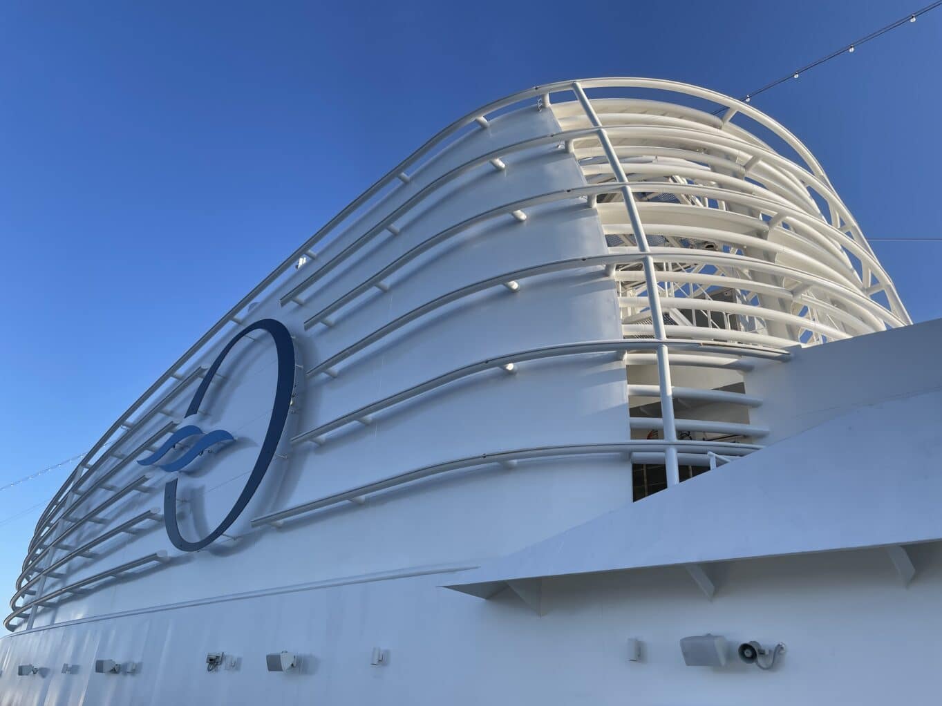 The funnel on Oceania Allura.