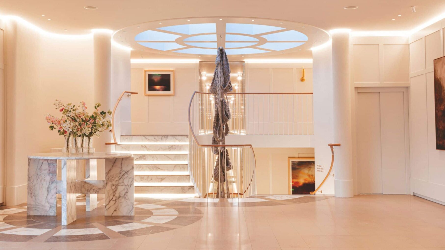 The light filled foyer of the APT Solara