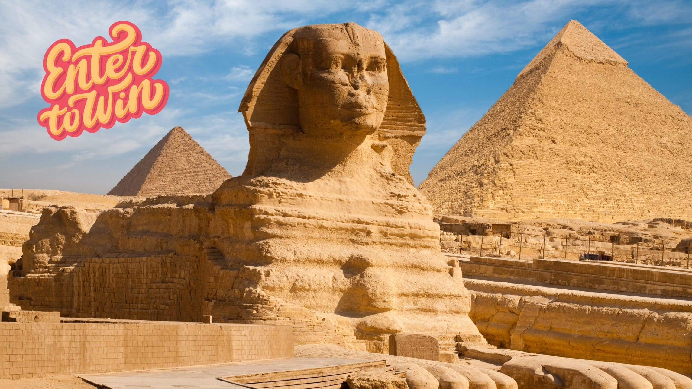 the sphinx and pyramid