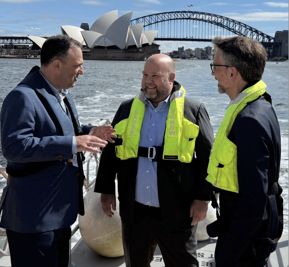 CLIA boss Bud Darr with CLIA Australasia MD Joel Katz