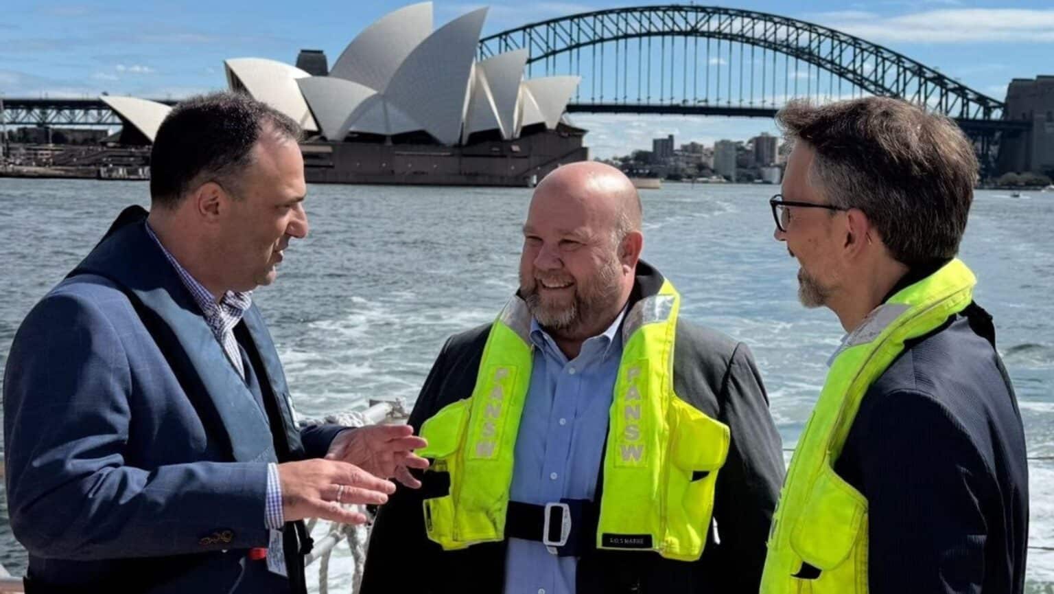 CLIA boss Bud Darr with CLIA Australasia MD Joel Katz