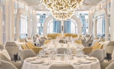 Grand dining room onboard Oceania Allura
