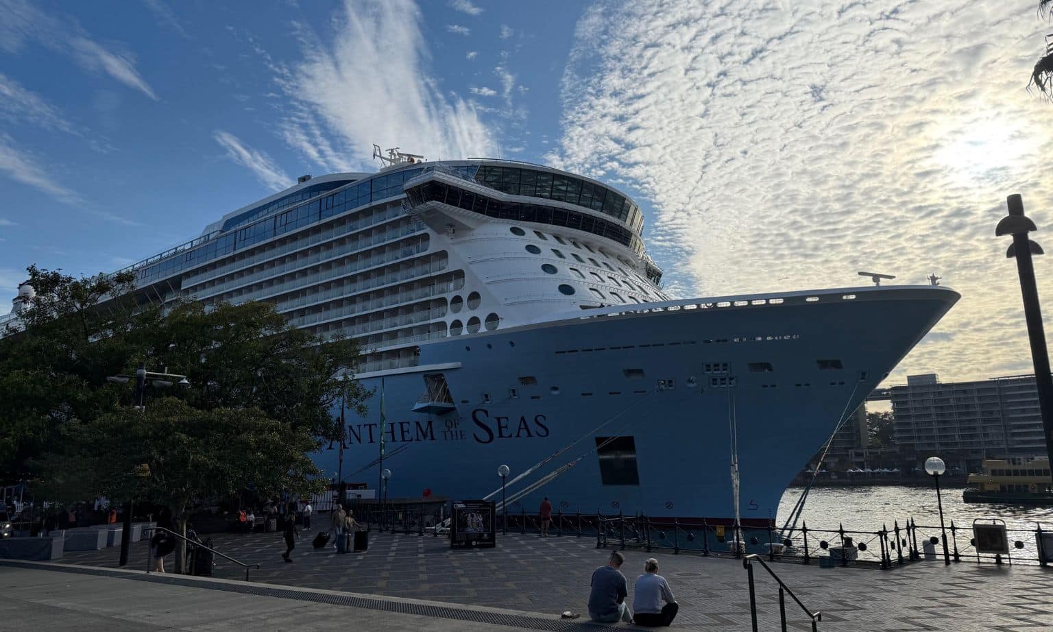 Anthem of the Seas in Sydney Harbour