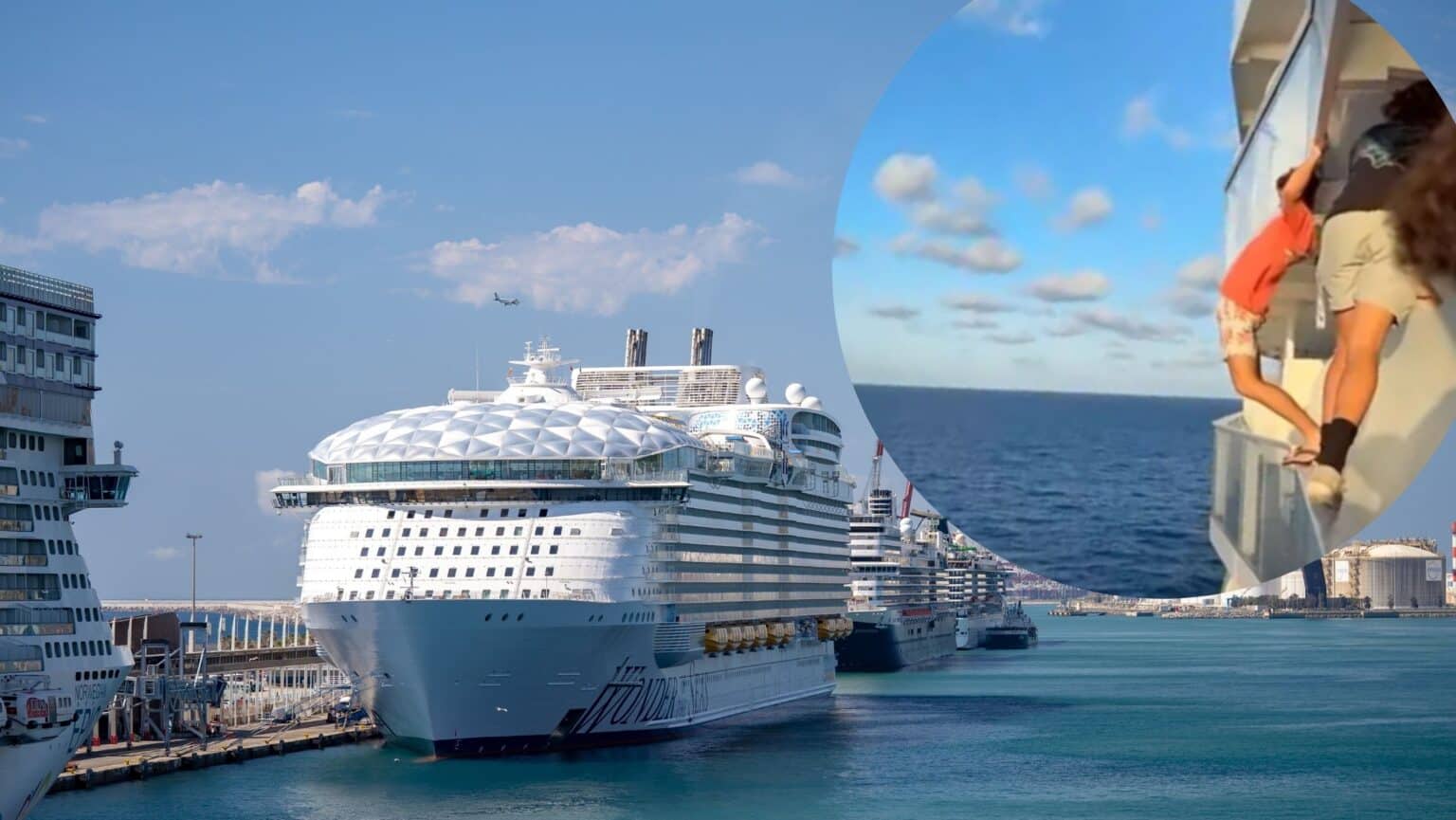 Cruise balcony