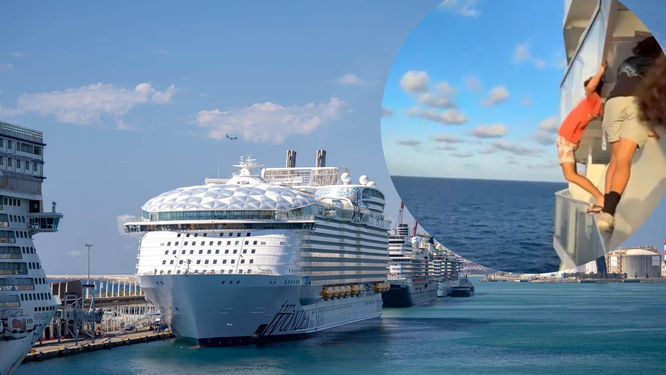 Cruise balcony