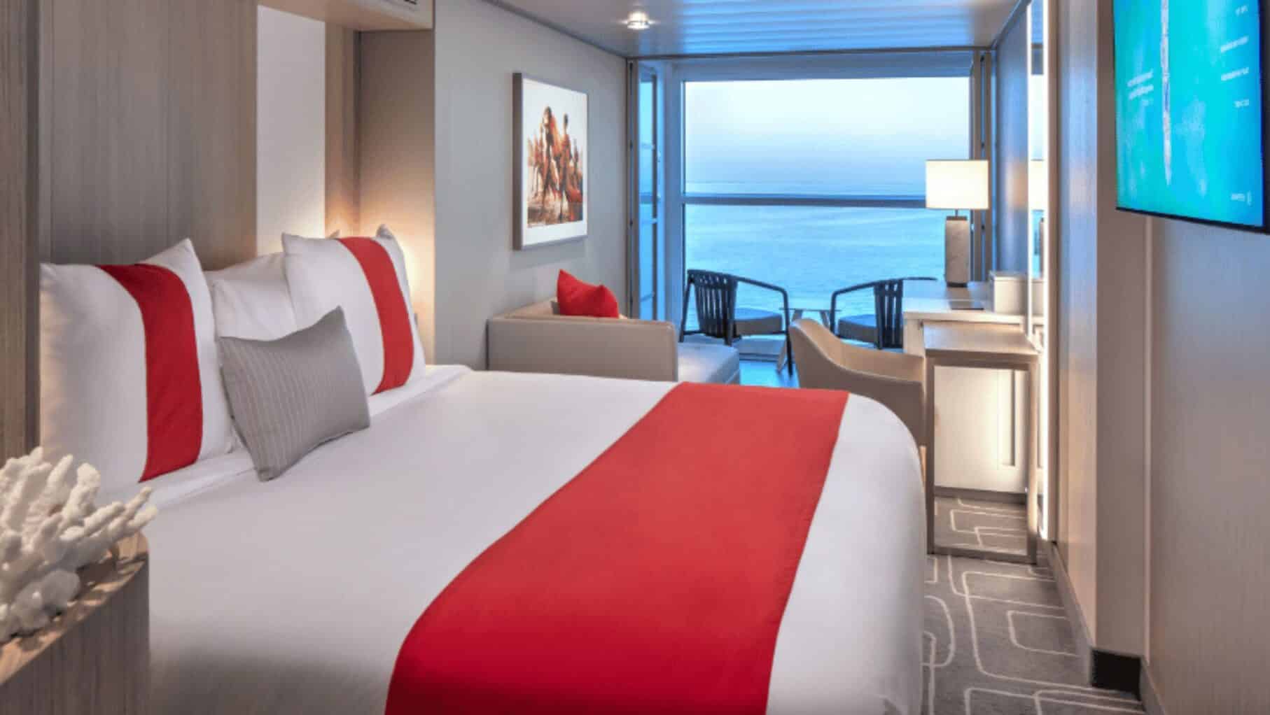 Celebrity Cruises stateroom with balcony