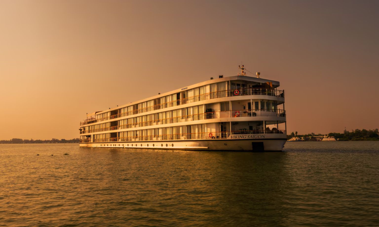 The Viking Tonle on the Mekong River