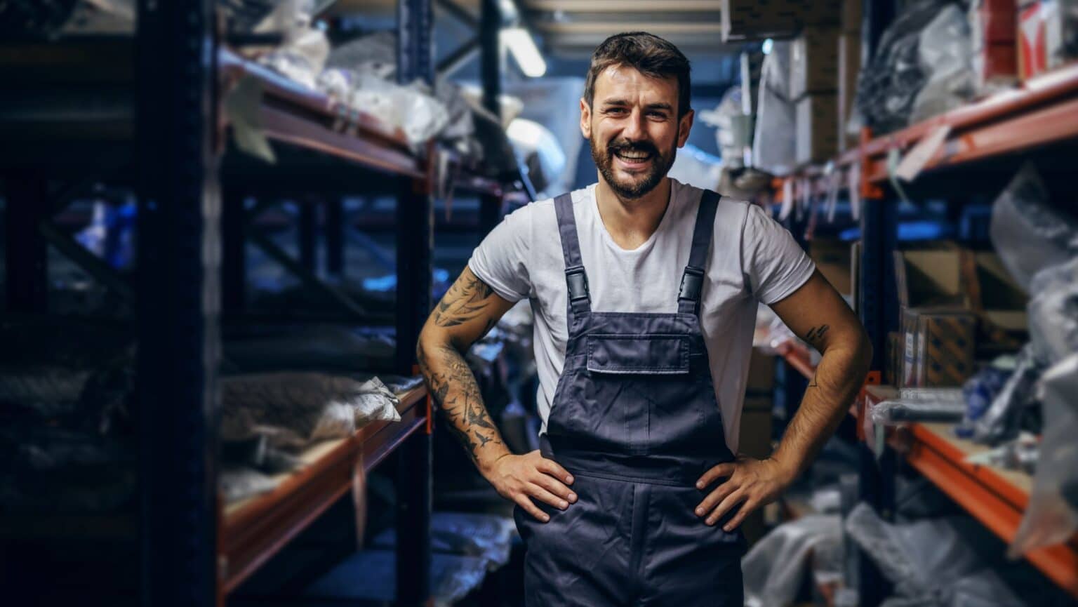 man with tattoos