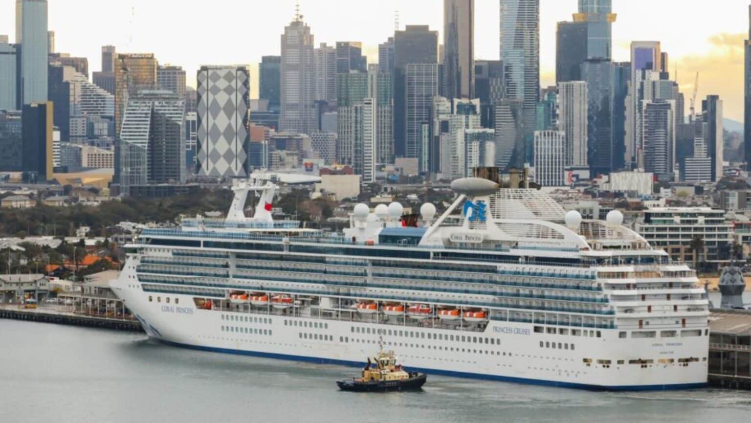 Princess ship in Melbourne