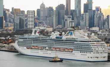 Princess ship in Melbourne