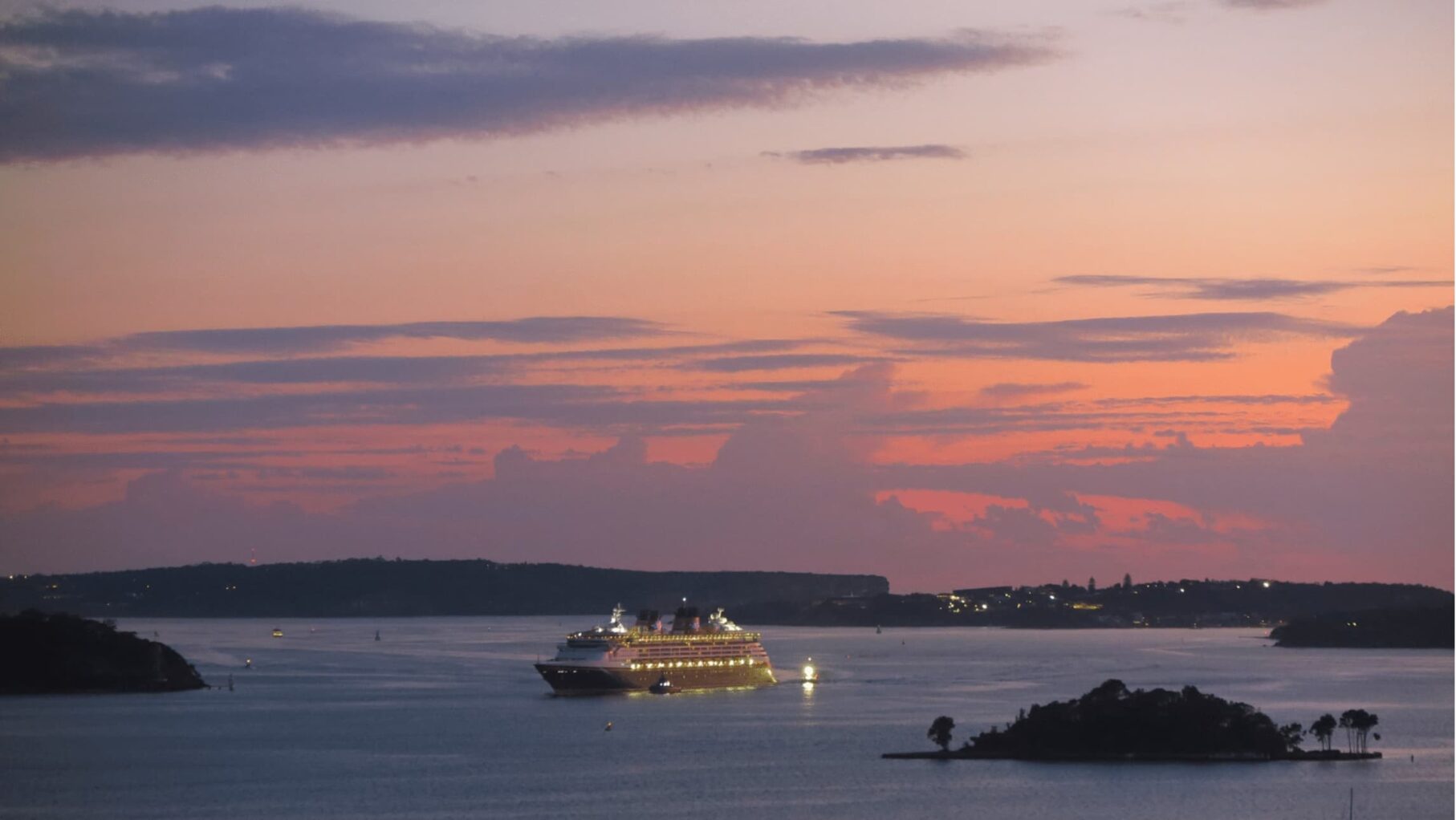 Disney Wonder arrives in Sydney Harbour today on her last season
