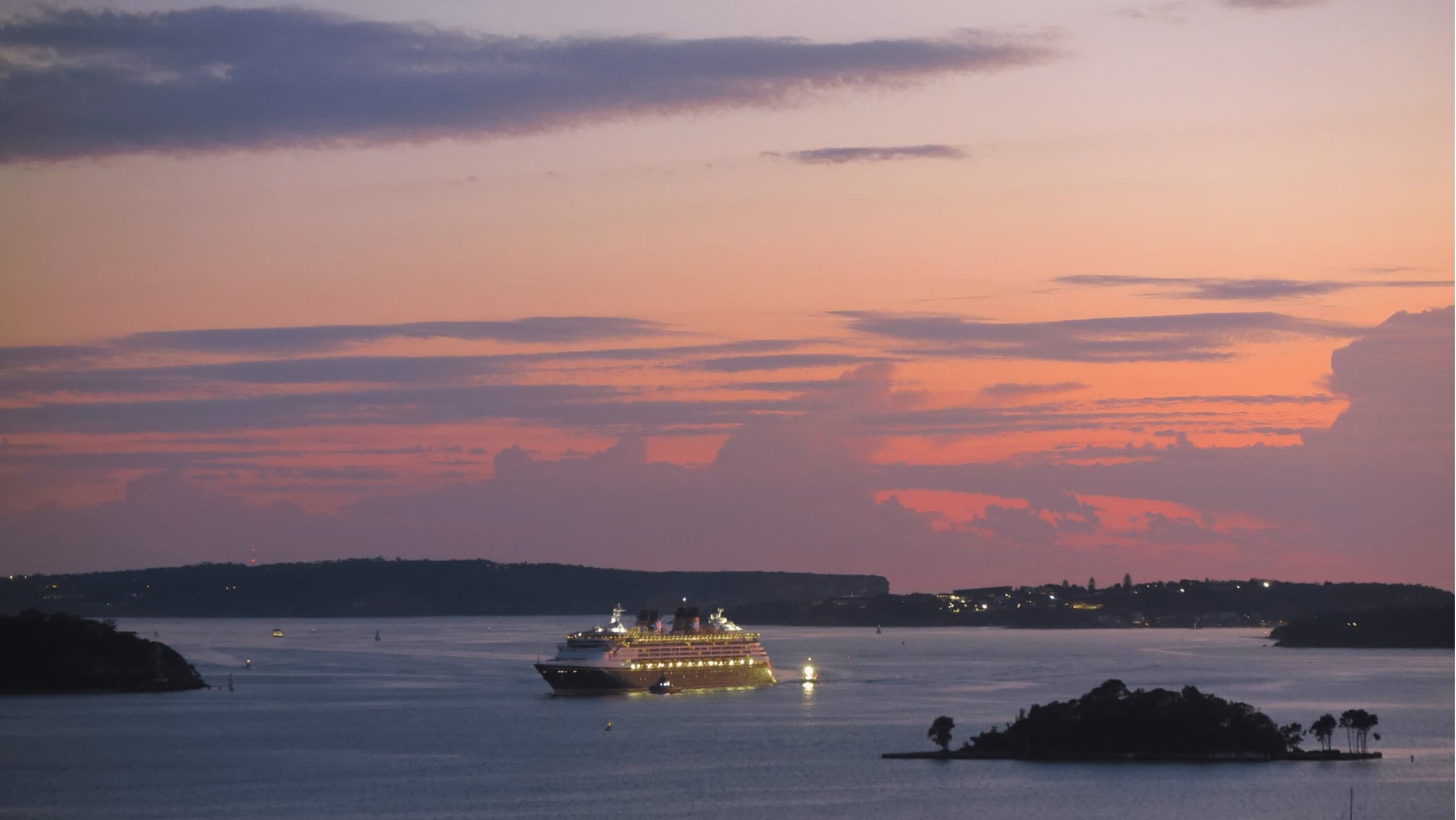 Disney Wonder arrives in Sydney Harbour today on her last season