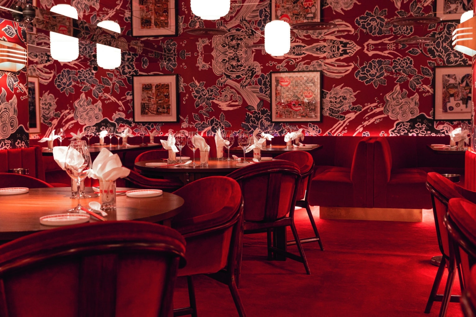 The interiors of Ho Lee Fook.