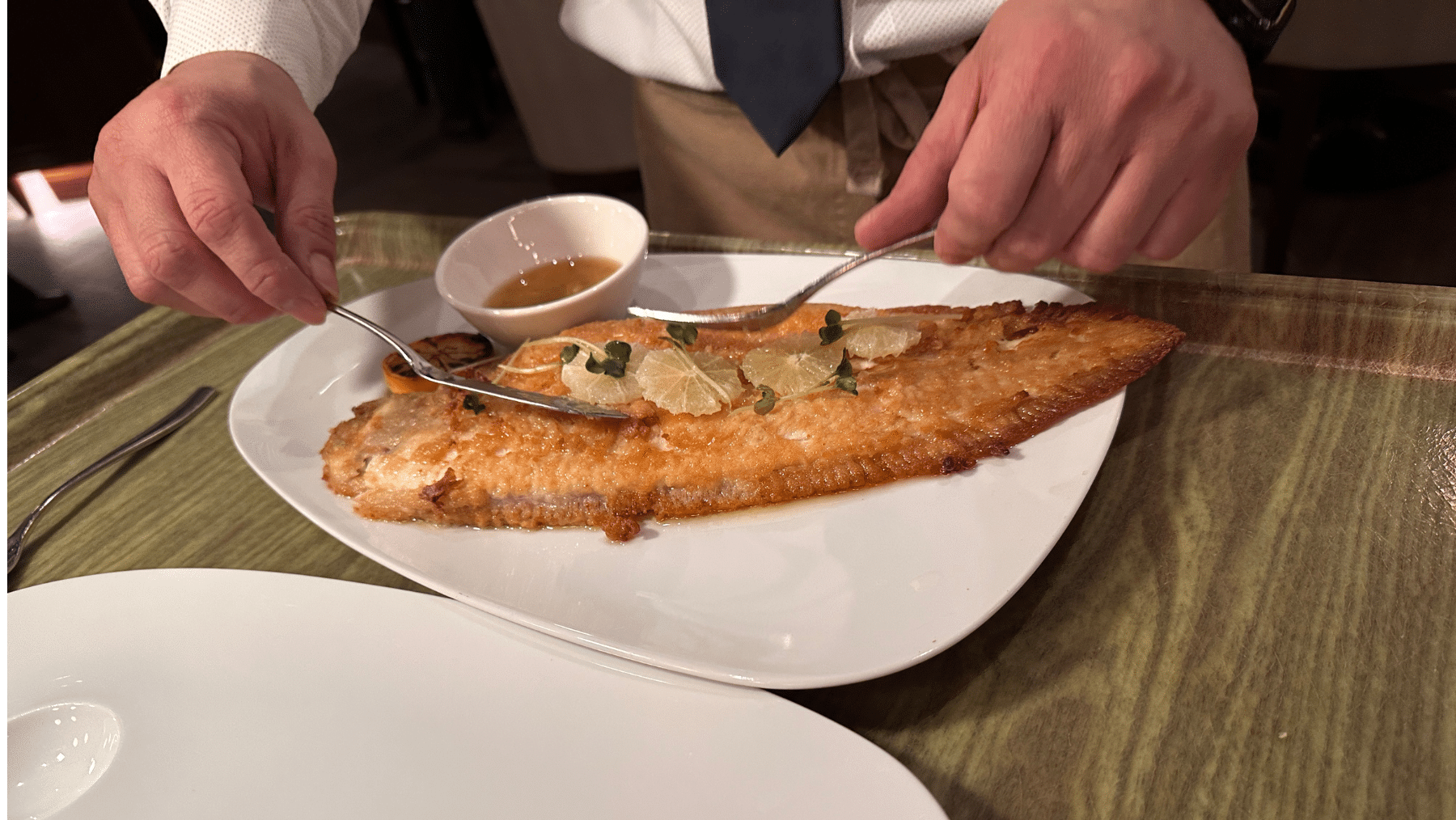 Sole meuniere at Rudi's Seafood