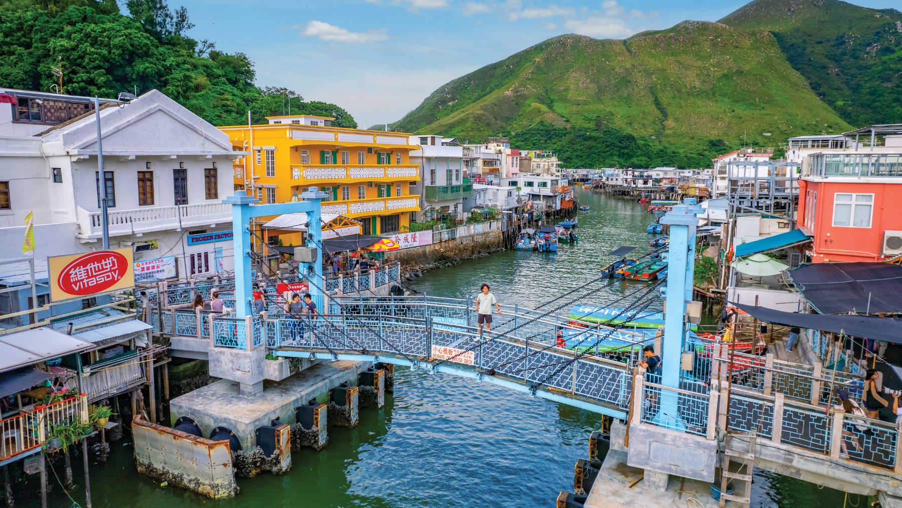 The local culture at the fishing village of Tai O