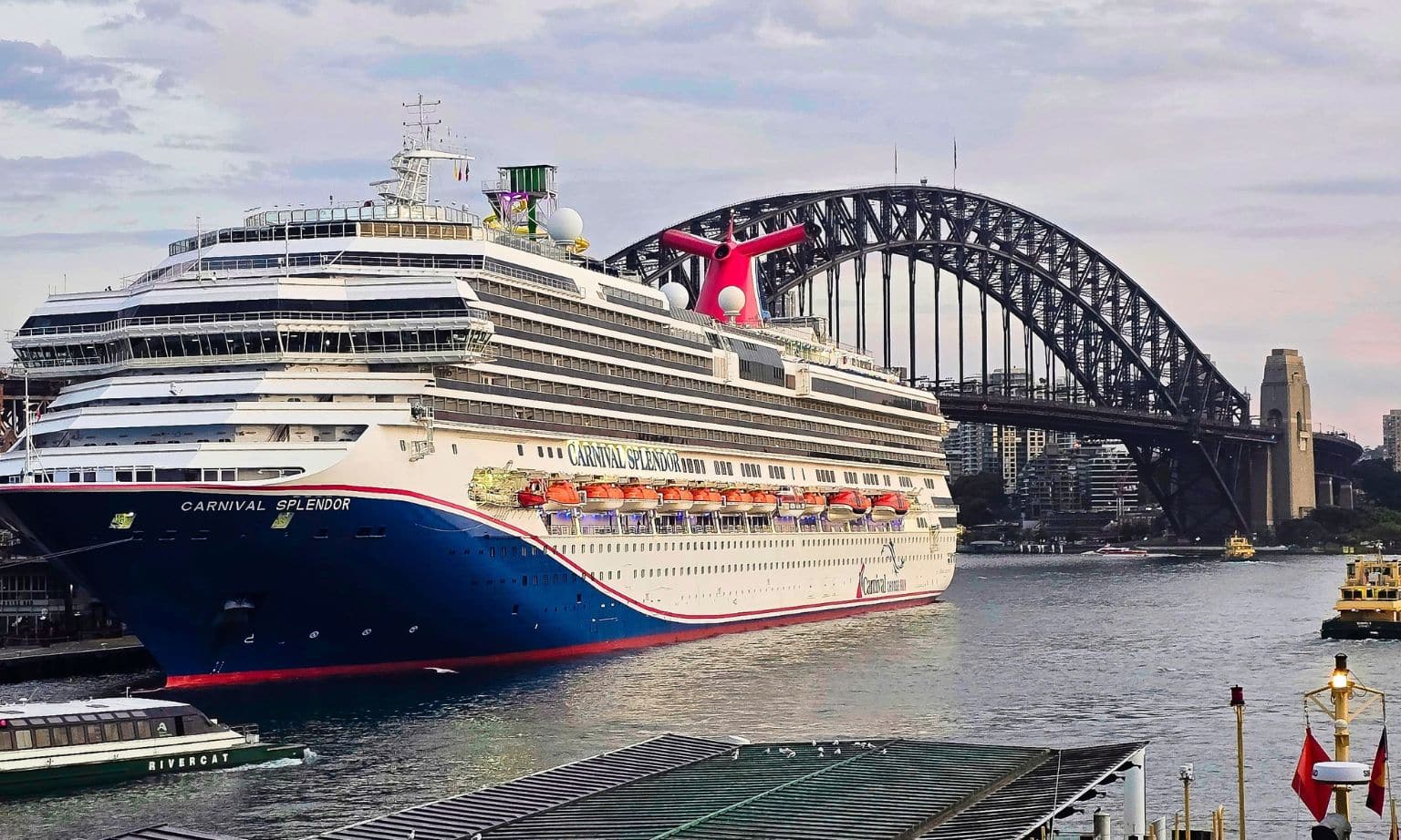 Carnival ship in sydney