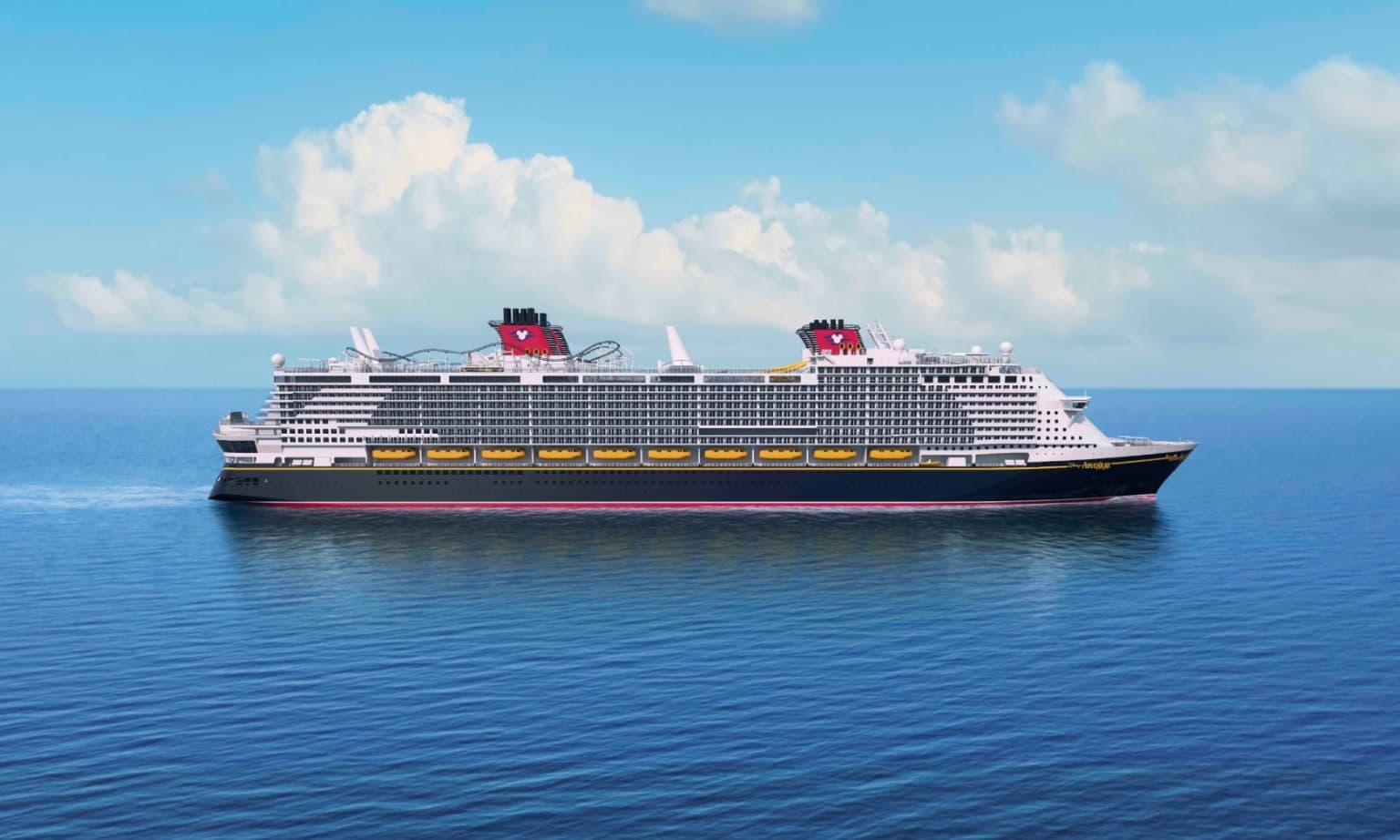 Render of the disney adventure on the water