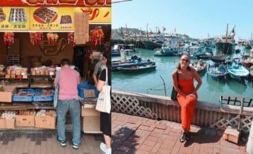 Aesha Scott in Hong Kong