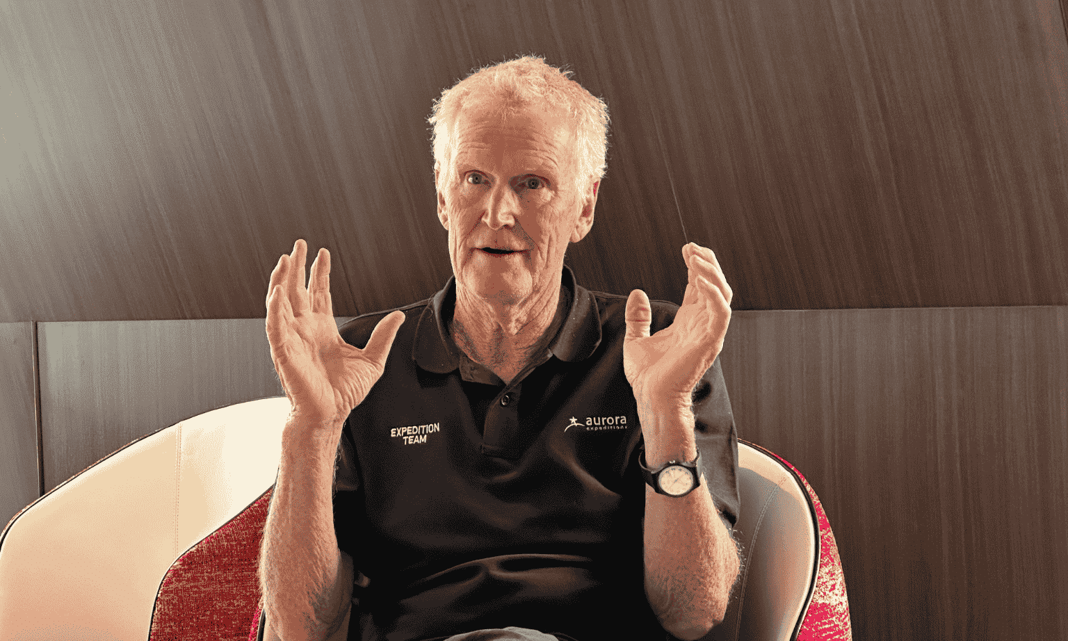 Greg Mortimer of Aurora Expeditions