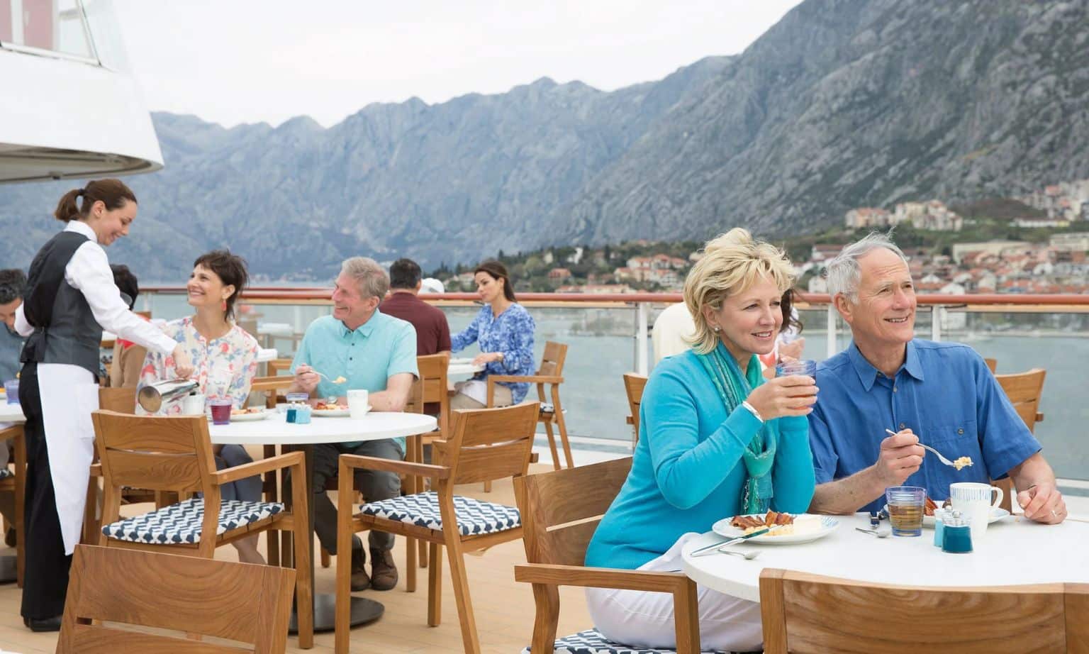 Couples on a Viking Ocean cruise