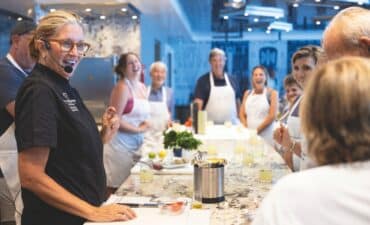 Head to the Culinary Center onboard Oceania Riviera
