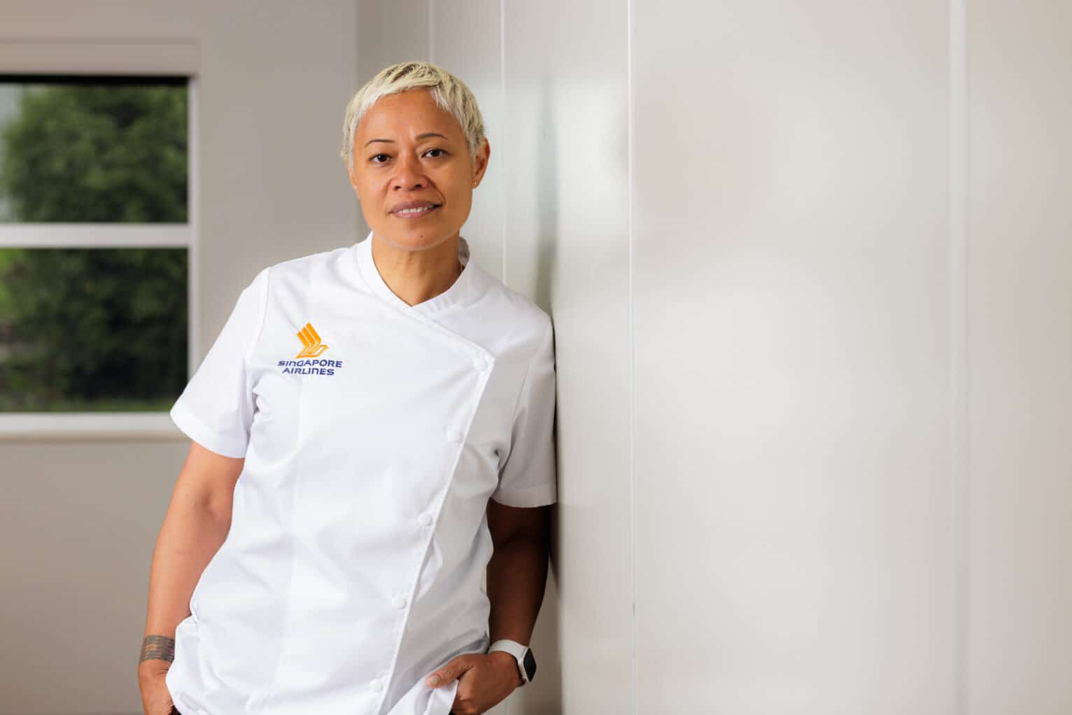 Monica Galetti's menu features on Singapore Airlines