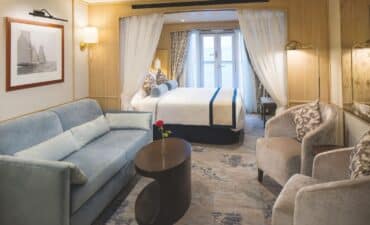 The accommodation aboard Windstar