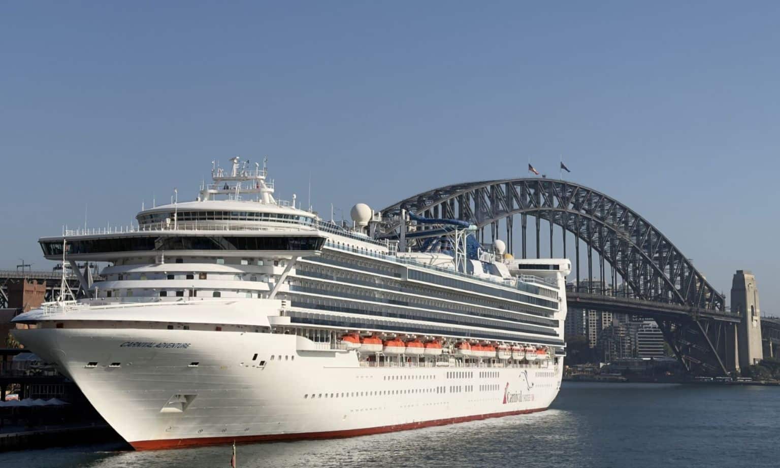 Carnival Adventure in Sydney Harbour