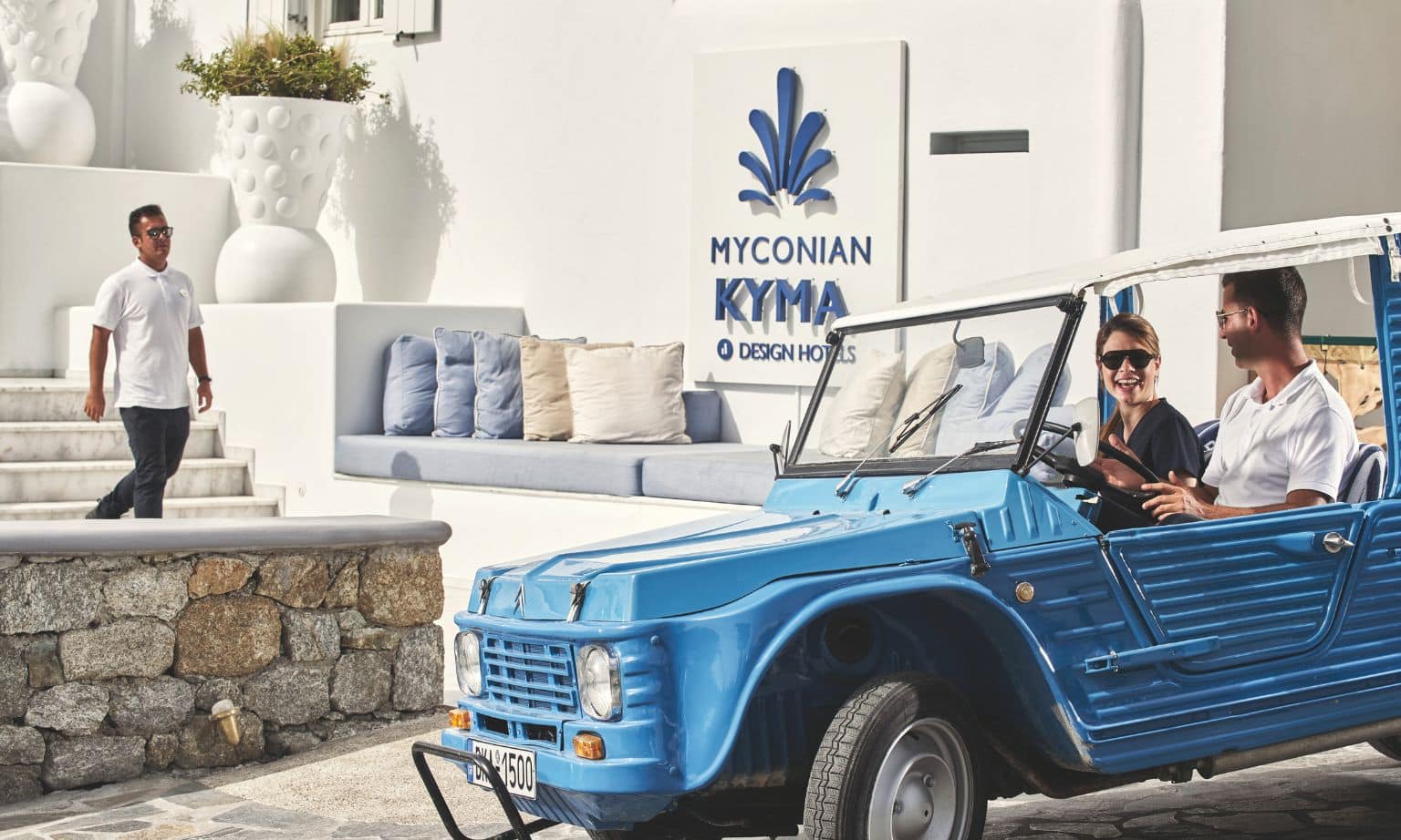 Myconian Kyma car and hotel