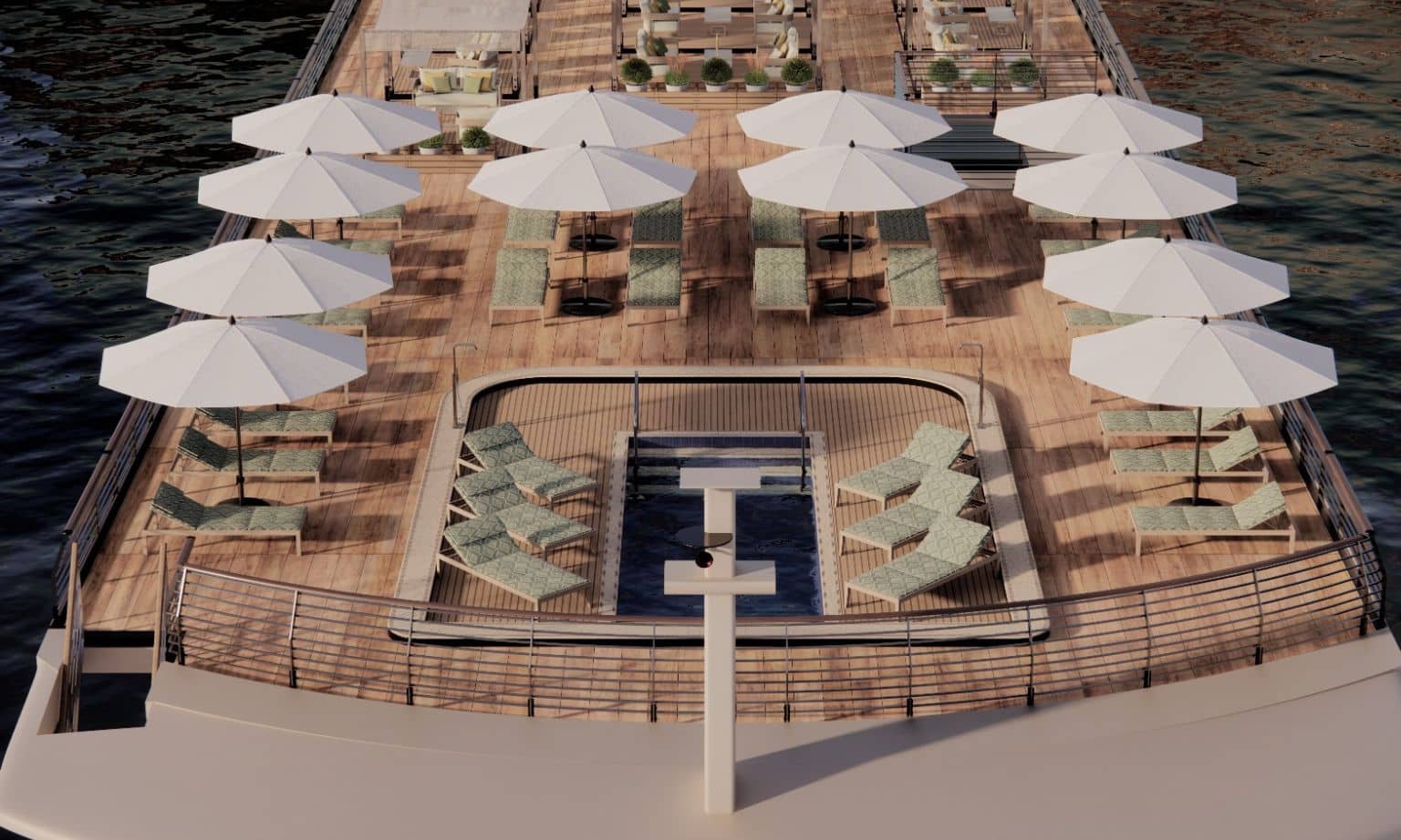 Nile Seray pool deck