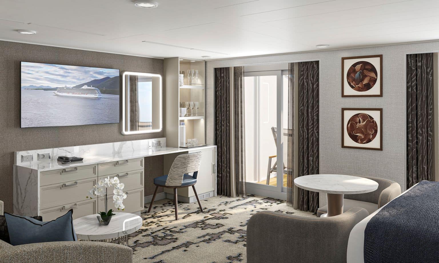 Sonata Penthouse deluxe suite rendering