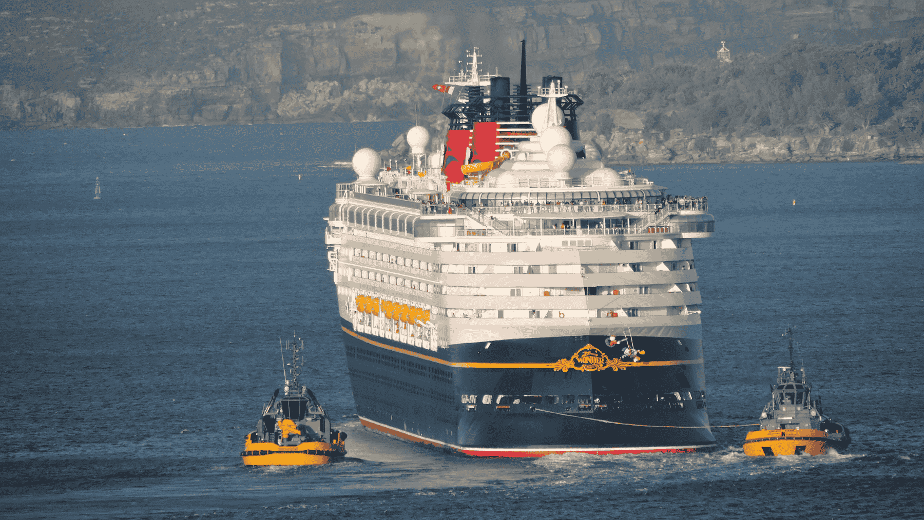 Disney Wonder leaves Sydney for the last time