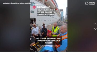 MUA confronts Carnival Adventure crew