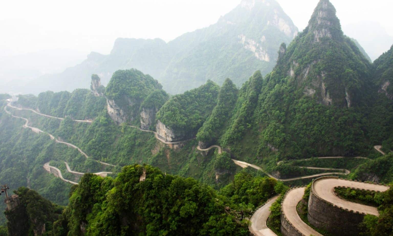 Zhangjiajie part of Wendy
Wu's china tour